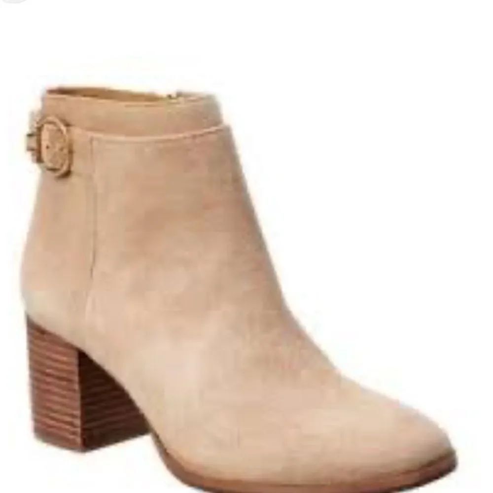 Tory Burch Sofia Suede Bootie/Dust Bag Perfect Sand $450